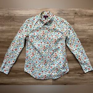 J.Crew women's Cotton button-down floral print by Liberty Art Fabrics Size 6